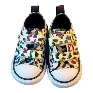 Convers Leopard Print| Toddler Girls Size 3